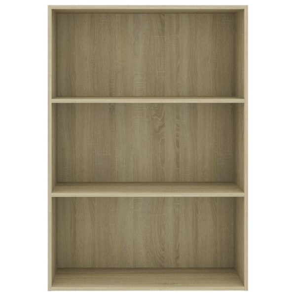 2-Tier Book Cabinet – 80x30x114 cm, Sonoma oak
