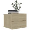 Costessey Bedside Cabinet 40x30x30 cm Engineered Wood – Sonoma oak, 1