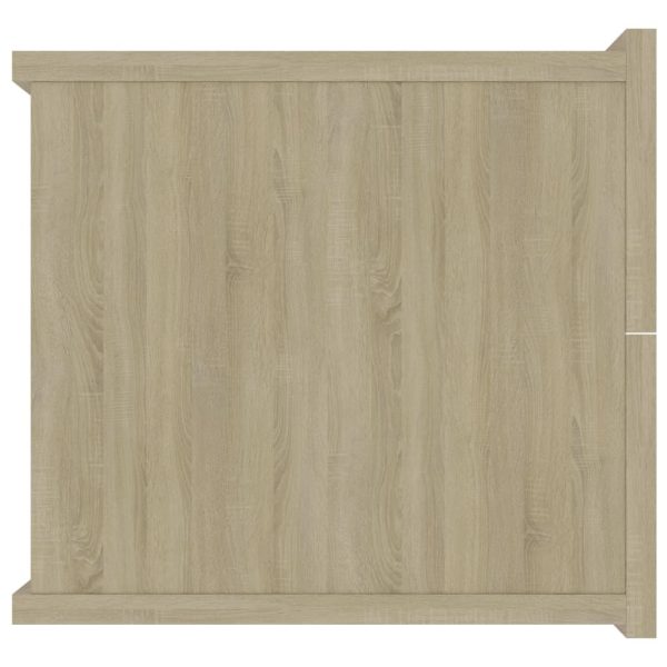 Costessey Bedside Cabinet 40x30x30 cm Engineered Wood – Sonoma oak, 1
