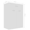 Shoe Cabinet 60x35x84 cm Engineered Wood – White