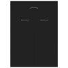 Shoe Cabinet 60x35x84 cm Engineered Wood – Black
