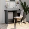 Desk 100x50x76 cm Engineered Wood – Grey