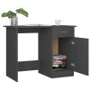 Desk 100x50x76 cm Engineered Wood – Grey