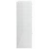 Storage Cabinet 60×29.5×90 cm Engineered Wood – High Gloss White