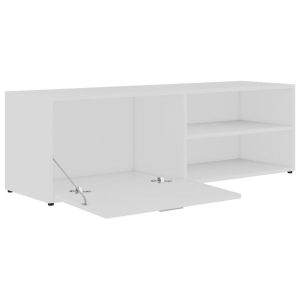 Bookham TV Cabinet 120x34x37 cm Engineered Wood – White