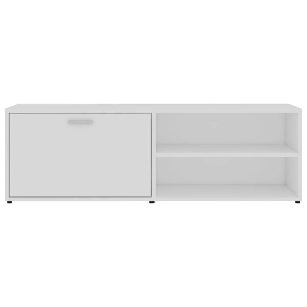 Bookham TV Cabinet 120x34x37 cm Engineered Wood – White