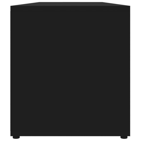 Bookham TV Cabinet 120x34x37 cm Engineered Wood – Black
