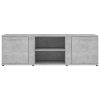 Cramlington TV Cabinet 120x34x37 cm Engineered Wood – Concrete Grey