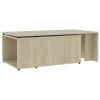 Coffee Table 150x50x35 cm Engineered Wood – Sonoma oak