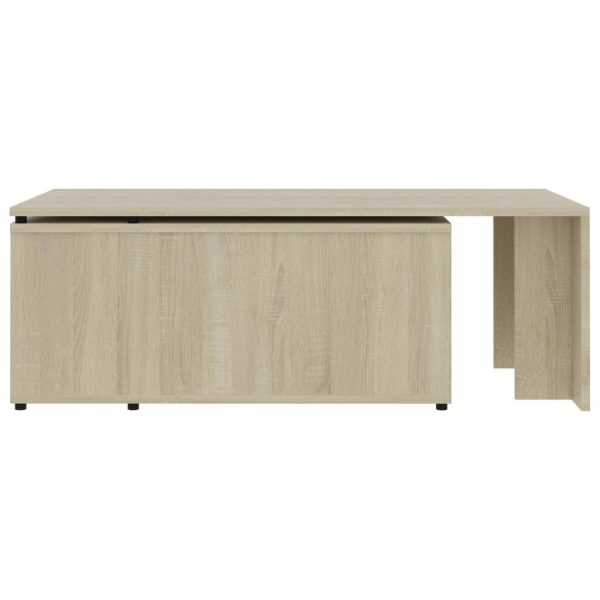 Coffee Table 150x50x35 cm Engineered Wood – Sonoma oak