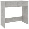 Desk 80x40x75 cm Engineered Wood – Concrete Grey