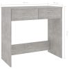Desk 80x40x75 cm Engineered Wood – Concrete Grey