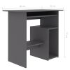 Desk 80x45x74 cm Engineered Wood – Grey
