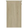 Desk 90x45x76 cm Engineered Wood – Sonoma oak