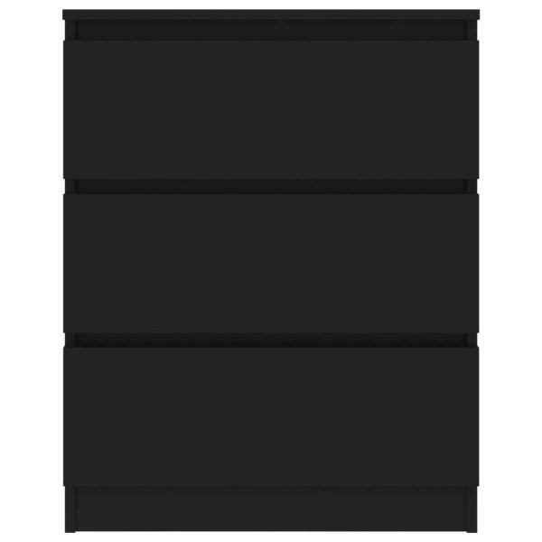 Sideboard 60x35x76 cm Engineered Wood – Black