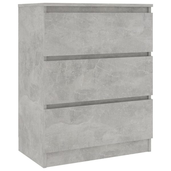 Sideboard 60x35x76 cm Engineered Wood – Concrete Grey