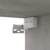 Newmarket TV Cabinet Engineered Wood – 80x30x30 cm, Concrete Grey