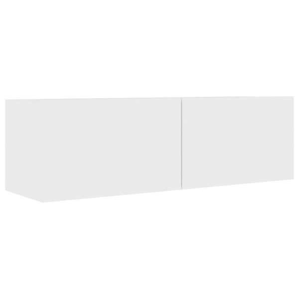Newmarket TV Cabinet Engineered Wood – 100x30x30 cm, White