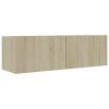 Newmarket TV Cabinet Engineered Wood – 100x30x30 cm, Sonoma oak
