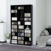 CD Cabinet Engineered Wood – 102x16x177.5 cm, High Gloss Black