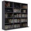 CD Cabinet Engineered Wood – 102x23x89.5 cm, Grey