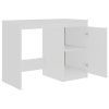 Desk 100x50x76 cm Engineered Wood – White