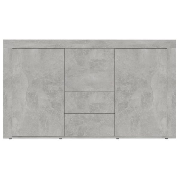 Sideboard 120x36x69 cm Engineered Wood – Concrete Grey