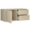 Hopkins TV Cabinet 80x34x36 cm Engineered Wood – Sonoma oak