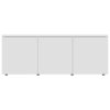 Prudhoe TV Cabinet 80x34x30 cm Engineered Wood – White