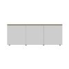 Prudhoe TV Cabinet 80x34x30 cm Engineered Wood – White and Sonoma Oak