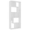 Book Cabinet 67x24x161 cm Engineered Wood – White