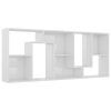 Book Cabinet 67x24x161 cm Engineered Wood – High Gloss White