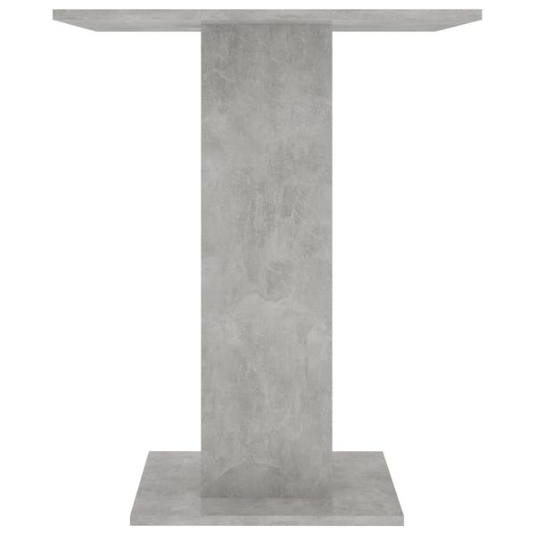 Bistro Table 60x60x75 cm Engineered Wood – Concrete Grey