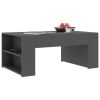 Coffee Table 100x60x42 cm Engineered Wood – Grey