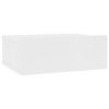 Orinda Floating Nightstand 40x30x15 cm Engineered Wood – White, 1