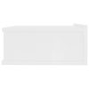 Orinda Floating Nightstand 40x30x15 cm Engineered Wood – White, 1