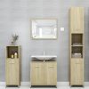 Bathroom Furniture Set Engineered Wood – Sonoma oak