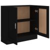 Book Cabinet Engineered Wood – 82.5×30.5×80 cm, Black