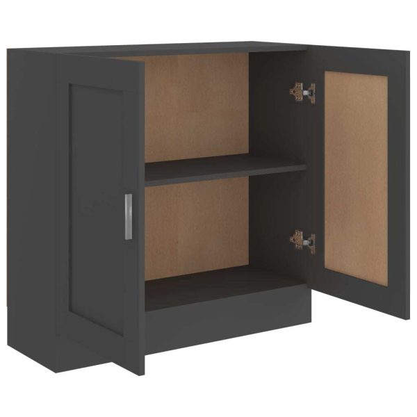 Book Cabinet Engineered Wood – 82.5×30.5×80 cm, Grey