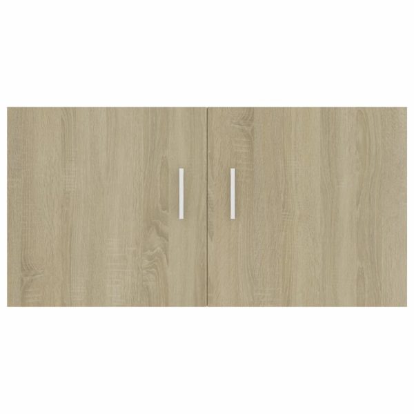 Wall Mounted Cabinet 80x39x40 cm Engineered Wood – Sonoma oak