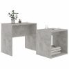 Coffee Table Set 48x30x45 cm Engineered Wood – Concrete Grey