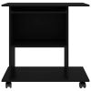 Computer Desk 80x50x75 cm Engineered Wood – Black