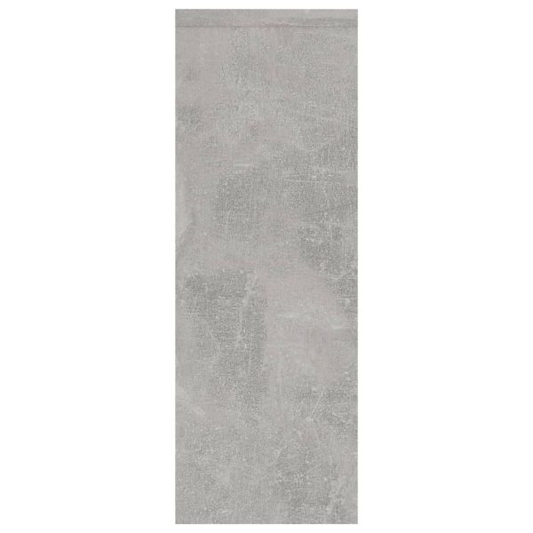 Wall Shelf 45.1x16x45.1 cm Engineered Wood – Concrete Grey