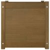 Garden Planter Honey Brown 50x50x50 cm Solid Pinewood