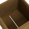 Garden Planter Honey Brown 50x50x50 cm Solid Pinewood