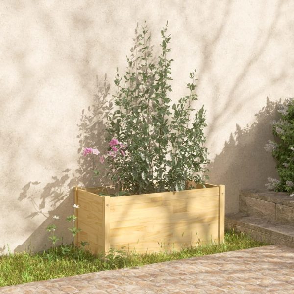 Garden Planter 100x50x50 cm Solid Pinewood