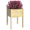 Garden Planter 50x50x70 cm Solid Pinewood