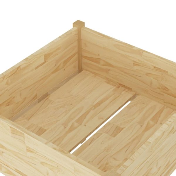 Garden Planter 70x70x70 cm Solid Pinewood