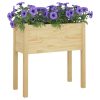 Garden Planter 70x31x70 cm Solid Pinewood