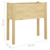 Garden Planter 70x31x70 cm Solid Pinewood